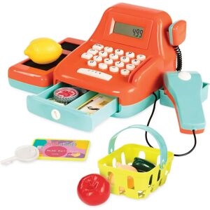 Battat Orange 26-Piece Toy Cash Register - Toy Battat Orange 26-Piece Toy Cash Register - Toy