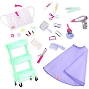 Set de Salón de Pelo para Muñecas Our Generation - 47 Accesorios para Muñecas de 45 Pulgadas Set de Salón de Pelo para Muñecas Our Generation - 47 Accesorios para Muñecas de 45 Pulgadas