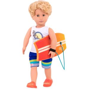 Notre Generation Garçon Poupée Gabe - Planche de surf - 46cm - Jouet pour enfants - Publicité Notre Generation Garçon Poupée Gabe - Planche de surf - 46cm - Jouet pour enfants - Publicité