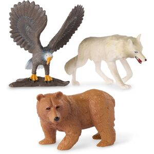 Battat Terra Forest Animals Miniature Wolves Bear Eagle - Toy Animals for Ages 3+ Battat Terra Forest Animals Miniature Wolves Bear Eagle - Toy Animals for Ages 3+