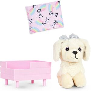 Glitter Girls Zeke - Chien en peluche articulé Retriever Doré - Publicité Glitter Girls Zeke - Chien en peluche articulé Retriever Doré - Publicité