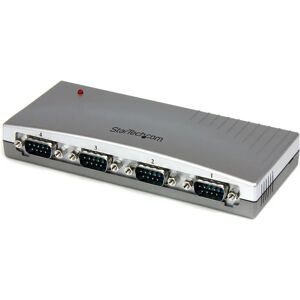StarTech.com ICUSB2324 USB to Serial Adapter - Compact, 4-Port, Silver StarTech.com ICUSB2324 USB to Serial Adapter - Compact, 4-Port, Silver