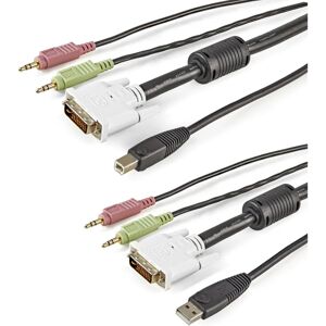 StarTech.com USB DVI KVM Cable - 1.8m - Black StarTech.com USB DVI KVM Cable - 1.8m - Black