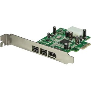 StarTech.com PEX1394B3 FireWire PCIe Card - 3 Ports, 800/400 Mbps StarTech.com PEX1394B3 FireWire PCIe Card - 3 Ports, 800/400 Mbps