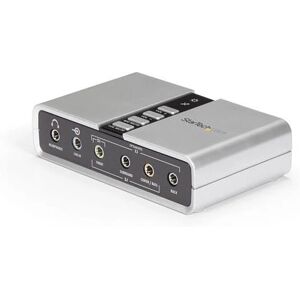 StarTech.com ICUSBAUDIO7D White 7.1 Channel External Sound Card StarTech.com ICUSBAUDIO7D White 7.1 Channel External Sound Card