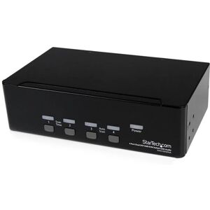 StarTech.com 4-Port Dual DVI USB KVM Switch - Black StarTech.com 4-Port Dual DVI USB KVM Switch - Black