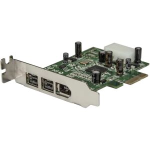 StarTech.com PEX1394B3LP Low Profile FireWire PCIe Card - 3 Ports StarTech.com PEX1394B3LP Low Profile FireWire PCIe Card - 3 Ports