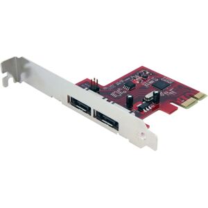 StarTech.com PEXESAT32 SATA PCIe Kontrollerkort - 2 Portar StarTech.com PEXESAT32 SATA PCIe Kontrollerkort - 2 Portar