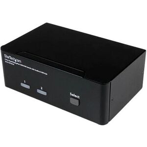 StarTech.com Dual Monitor Displayport KVM Switch - 2 Port - USB 2.0 Hub - Audio & Microphone - Dp Switch StarTech.com Dual Monitor Displayport KVM Switch - 2 Port - USB 2.0 Hub - Audio & Microphone - Dp Switch