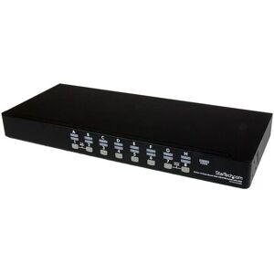 StarTech.com SV1631DUSBUK 16-Port Rackmount USB KVM Switch with OSD - Black StarTech.com SV1631DUSBUK 16-Port Rackmount USB KVM Switch with OSD - Black