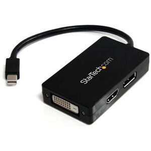 StarTech.com Mini DisplayPort to HDMI DVI DisplayPort Adapter - Black StarTech.com Mini DisplayPort to HDMI DVI DisplayPort Adapter - Black