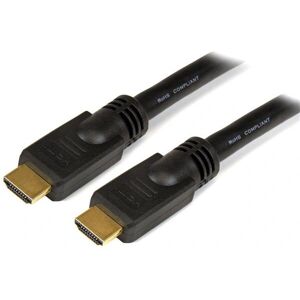 Câble HDMI Ultra HD 15M StarTech.com - Noir - Supporte 4K 2K - Publicité Câble HDMI Ultra HD 15M StarTech.com - Noir - Supporte 4K 2K - Publicité