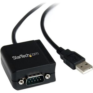 StarTech.com USB to Serial Adapter - Optical Isolation - Ftdi - Black StarTech.com USB to Serial Adapter - Optical Isolation - Ftdi - Black