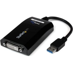 StarTech.com USB32DVIPRO USB Graphics Adapter - Black - Video Adapter StarTech.com USB32DVIPRO USB Graphics Adapter - Black - Video Adapter
