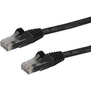 StarTech.com 0.5m Black Snagless Cat6 UTP Patch Cable - Networking StarTech.com 0.5m Black Snagless Cat6 UTP Patch Cable - Networking