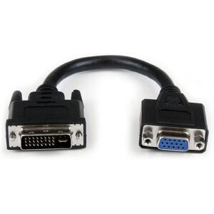 StarTech.com DVI to VGA Cable Adapter - 8in, Black StarTech.com DVI to VGA Cable Adapter - 8in, Black