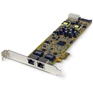 StarTech.com Dual Port PCI Express PoE Network Card - 2000 Mbps StarTech.com Dual Port PCI Express PoE Network Card - 2000 Mbps