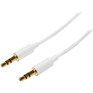 StarTech.com MU1MMMSWH Câble audio stéréo blanc 1m - Publicité StarTech.com MU1MMMSWH Câble audio stéréo blanc 1m - Publicité