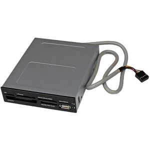 StarTech.com 3.5in Front Bay 22-in-1 Card Reader - Black StarTech.com 3.5in Front Bay 22-in-1 Card Reader - Black