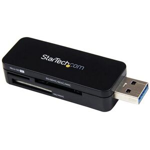 StarTech.com FCREADMICRO3 Card Reader - Black - USB 3.2 Gen 1 StarTech.com FCREADMICRO3 Card Reader - Black - USB 3.2 Gen 1