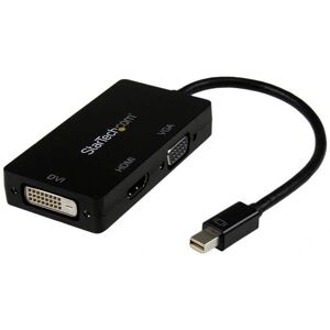 Adaptateur Mini DisplayPort vers HDMI/VGA/DVI de StarTech.com - Noir - Publicité Adaptateur Mini DisplayPort vers HDMI/VGA/DVI de StarTech.com - Noir - Publicité