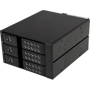 StarTech.com 3-Bay Hot Swap Disk Array - Black StarTech.com 3-Bay Hot Swap Disk Array - Black