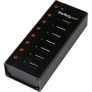 StarTech.com 7 Port USB 3.0 Hub - Desktop or Wall-Mountable Metal Enclosure - USB Hub StarTech.com 7 Port USB 3.0 Hub - Desktop or Wall-Mountable Metal Enclosure - USB Hub