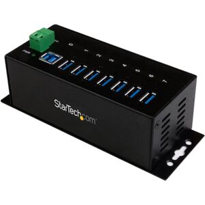 StarTech.com Industrial USB Hub - Black - 7 Ports - 5Gbps - Mountable StarTech.com Industrial USB Hub - Black - 7 Ports - 5Gbps - Mountable