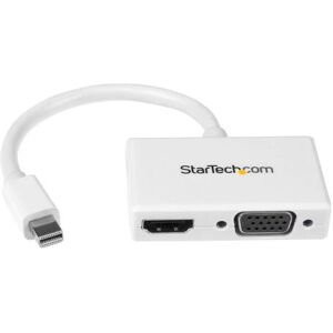 Adaptateur Mini DisplayPort vers HDMI/VGA de StarTech.com - Blanc - Publicité Adaptateur Mini DisplayPort vers HDMI/VGA de StarTech.com - Blanc - Publicité