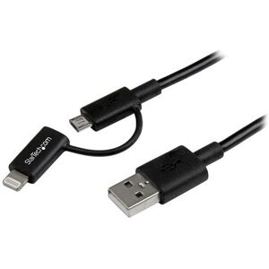 StarTech.com 1m USB A Micro-USB B Black - USB Cable StarTech.com 1m USB A Micro-USB B Black - USB Cable