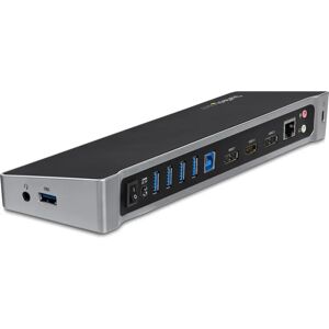 StarTech.com USB3DOCKH2DP Laptop Dock - Triple Monitor 4K - Universal StarTech.com USB3DOCKH2DP Laptop Dock - Triple Monitor 4K - Universal