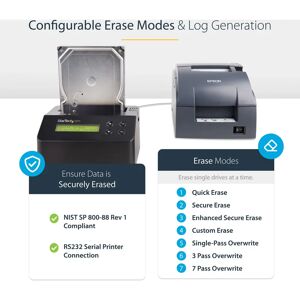 StarTech.com SDOCK1EU3P Data Storage Device - Drive Eraser StarTech.com SDOCK1EU3P Data Storage Device - Drive Eraser