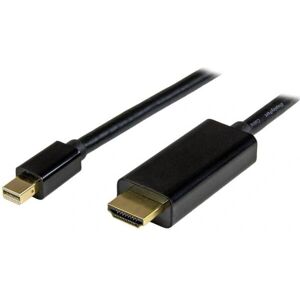StarTech.com Mini DisplayPort to HDMI Cable - 3ft 4K Adapter - Black StarTech.com Mini DisplayPort to HDMI Cable - 3ft 4K Adapter - Black