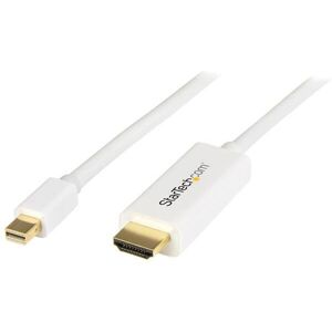 StarTech.com Mini DisplayPort zu HDMI Kabel - 6ft, Weiß - Video-Adapter StarTech.com Mini DisplayPort zu HDMI Kabel - 6ft, Weiß - Video-Adapter