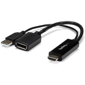 Adaptateur HDMI vers DisplayPort 4K Ultra HD StarTech.com - Noir - Publicité Adaptateur HDMI vers DisplayPort 4K Ultra HD StarTech.com - Noir - Publicité