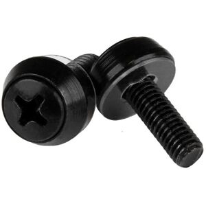 StarTech.com Black M5 Mounting Screws - Rack Accessory - 12mm StarTech.com Black M5 Mounting Screws - Rack Accessory - 12mm
