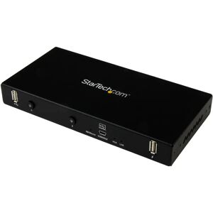 Switch KVM montable en rack StarTech.com SV231USBLC - Noir - Publicité Switch KVM montable en rack StarTech.com SV231USBLC - Noir - Publicité