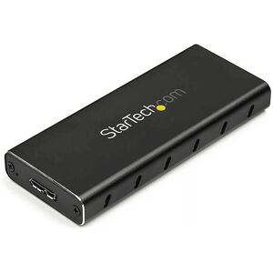 StarTech.com M.2 SATA SSD Enclosure - USB 3.1, Black, Silver - Storage Drive Enclosure StarTech.com M.2 SATA SSD Enclosure - USB 3.1, Black, Silver - Storage Drive Enclosure