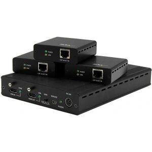 StarTech.com 3 Way HDMI Splitter - HDBaseT Extender Kit w/ 3 Receivers StarTech.com 3 Way HDMI Splitter - HDBaseT Extender Kit w/ 3 Receivers