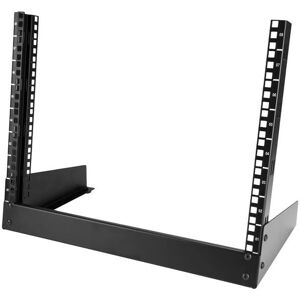 StarTech.com 8U Open Frame Rack - 19" Freestanding Desktop Black StarTech.com 8U Open Frame Rack - 19" Freestanding Desktop Black