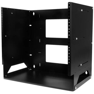 StarTech.com Wall Mount Rack 8U with Shelf - Black StarTech.com Wall Mount Rack 8U with Shelf - Black
