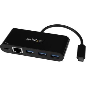 StarTech.com USB C to Ethernet Adapter - 3 Port - with Power Delivery StarTech.com USB C to Ethernet Adapter - 3 Port - with Power Delivery