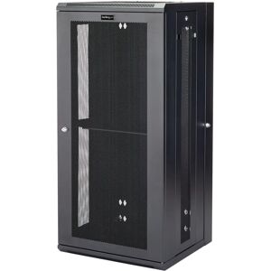 StarTech.com Wall Mount Network Cabinet - 26U, Black, Hinged, Secure StarTech.com Wall Mount Network Cabinet - 26U, Black, Hinged, Secure