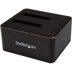 StarTech.com Dual Bay SATA Hard Drive Docking Station - USB 3.0 - Black - Storage Drive Docking Station StarTech.com Dual Bay SATA Hard Drive Docking Station - USB 3.0 - Black - Storage Drive Docking Station