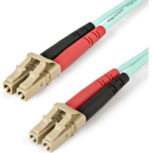 StarTech.com Aqua OM4 Duplex Multimode Fiber - 1M - 100 Gb - LC to LC - Data Center Cable StarTech.com Aqua OM4 Duplex Multimode Fiber - 1M - 100 Gb - LC to LC - Data Center Cable