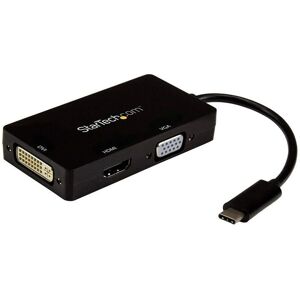 StarTech.com 4K USB C to HDMI, VGA & DVI Multi Port Video Display Adapter - Black StarTech.com 4K USB C to HDMI, VGA & DVI Multi Port Video Display Adapter - Black