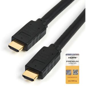 StarTech.com 15ft Premium HDMI 2.0 Cable with Ethernet - 4K HDR - Black StarTech.com 15ft Premium HDMI 2.0 Cable with Ethernet - 4K HDR - Black