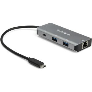 StarTech.com USB-C Hub 10Gbps Ethernet - Black/Grey StarTech.com USB-C Hub 10Gbps Ethernet - Black/Grey