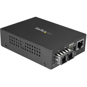 StarTech.com Singlemode SC Fiber Media Converter for 10/100/1000 Network - 10km - Gigabit Ethernet - 1310nm - w/ Au StarTech.com Singlemode SC Fiber Media Converter for 10/100/1000 Network - 10km - Gigabit Ethernet - 1310nm - w/ Au