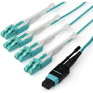 StarTech.com MPO8LCPL3M Fibre Optic Cable - 3m, Aqua, MPO/MTP 8x LC, 40 Gbit/s StarTech.com MPO8LCPL3M Fibre Optic Cable - 3m, Aqua, MPO/MTP 8x LC, 40 Gbit/s